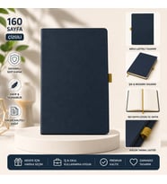 Modern Tasarım Lastikli Ajanda/Defter