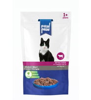 Paw Paw Kedi Yaş Maması Biftekli 85 Gr
