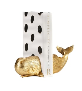 Vitale Balina Kitap Tutacağı Gold AK.ID0116 (Renksiz)