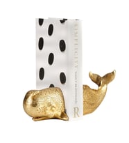 Vitale Balina Kitap Tutacağı Gold AK.ID0116 (Renksiz)