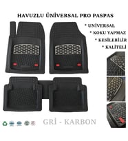 Kia Ceed HB 2022 Uyumlu 4 Cm Derin Havuzlu 5 Parça Set 3D Paspas Takımı Gri