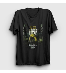 Presmono Unisex Siyah King Breaking Bad T-Shirt 184877tt