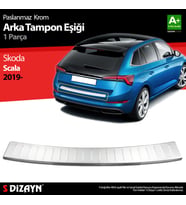Skoda Scala Krom Arka Tampon Eşiği 2019-2023