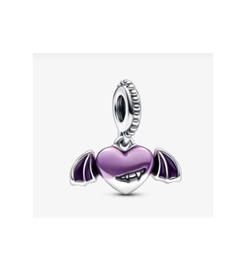 Vampir Kanatlı Kalp Sallantılı Charm