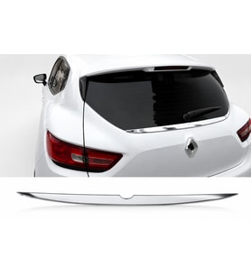 Renault Clio 4 HB Krom Arka Cam Alt Çıtası Paslanmaz Çelik
