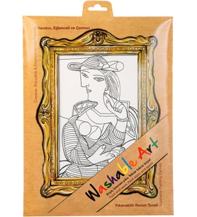 Akademi Çocuk Washable Art Pablo Picasso Seated Woman