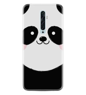 Oppo Reno 2Z 4 Lite 4 Pro 5 6 7 A31 Kılıf Desemli Silikon Sevimli Panda 1794
