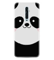 Oppo Reno 2Z 4 Lite 4 Pro 5 6 7 A31 Kılıf Desemli Silikon Sevimli Panda 1794