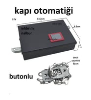 Zincirli Kapı Otomatiği Mekanik Butonlu Sessiz Yapı =(2 Yıl Garanti)=(SATIŞIMIZ)=