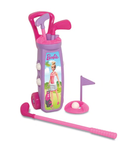 Barbie Golf Arabası - Golf Seti - Bahçe Oyuncakları - Golf Oyuncakları (Mor)