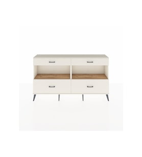 Arges Konsol 2 Raflı 4 Çekmeceli  176x30x99 Aytaşı-Çam/Aytaşı