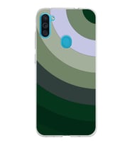 Samsung Galaxy M11 Kapak Renk Cümbüşü Tasarımlı Şeffaf Silikon Kılıf