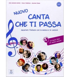 Nuovo canta che ti passa (Libro+Cd Audıo) (Gri-Kırmızı)