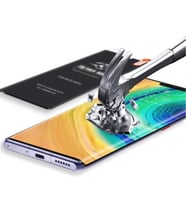 Apple iPhone X 3D Short Curve Nano Ekran Koruyucu (Siyah)