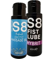Stımul8 60 ml Naturel Erotikmasaj Yağı ve 60 ml Iubrikantkrem