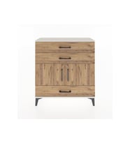 Arges Şifonyer 2 Raflı 3 Çekmeceli 2 Kapaklı 88x30x96 Aytaşı-Çam
