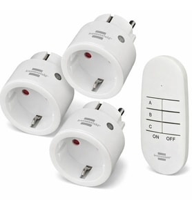 Brennenstuhl Yeni Nesil Comfort-Line Uzaktan Kumandalı 3 Soketli Priz