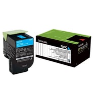 Lexmark CS310-70C80C0 Mavi Toner