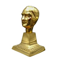 PiMarks Pirinç Döküm Atatürk Büstü (Sarı)