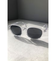 Qzen Q-0017 Unisex Şeffaf Güneş Gözlüğü