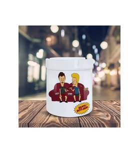 Beavis And Butt Head Baskılı Küllük Seramik Kül Tablası-178540