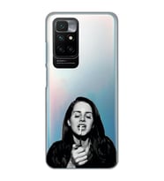 Redmi 10 2022 Uyumlu Lana Del Rey Desenli Şeffaf Telefon Kılıfı
