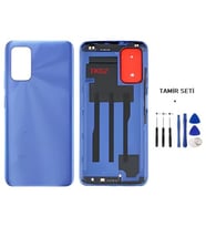 Xiaomi Redmi 9T FULL Kasa Arka Kapak Yan Tuş Takımı MAVİ - TAMİR SETİ