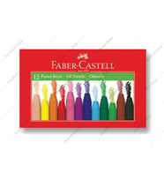 Faber-Castell Pastel Boya, 12 Renk, Yumuşak ve Rahat Kullanım, Canlı Renkler
