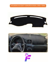 HYUNDAİ ACCENT YUMURTA KASA (1993-1999) Torpido Örtüsü Güneşten, Isıdan, Çatlamadan Korur G4