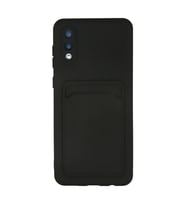 Northcity Samsung Galaxy A02 Kılıf Kelvin Kartvizitli Silikon - Siyah