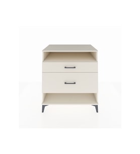 Kronos Şifonyer Tek Raflı 2 Çekmeceli 88x59x96 Aytaşı-Aytaşı