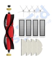 ROBOROCK  S50 – S55 –S5 MAX – S6 – S6 MAXV Uyumlu 1 Ana Fırça 4 Yan Fırça 4 Filtre 4 Mop PKT-iasgf0000676