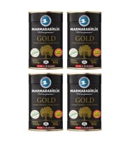 MarmaraBirlik Gold XL Salamura Teneke Zeytin 800 gr x 4 Adet