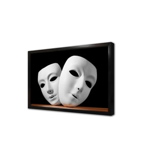 Maske Çerçeveli Mdf Tablo