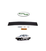 Fiat Tempra Uyumlu Ön Kaput Koruma Rüzgarlığı 3mm Akrilik (ABS) Parlak Siyah Deflektör 1989-2000