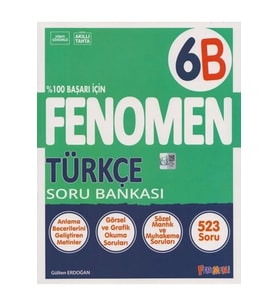 Fenomen 6.Sınıf Türkçe Soru Bankası 6B