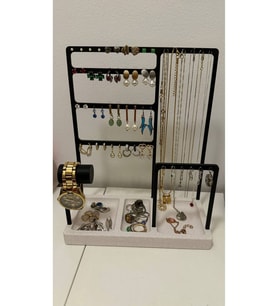 Çok Bölmeli Takı Organizeri, Kolye, Küpe, Bileklik, Saat Düzenleyici