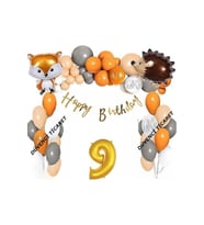 KİPRİ TİLKİ FOLYOLU BALON ZİNCİR SET