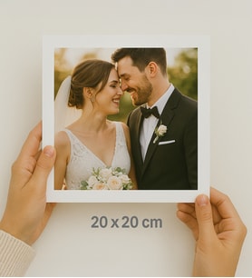 20x20 - 3 Adet  Fotoğraf Baskı FUJİFİLM KART (Banyolu Sistem Solmaz Baskı)