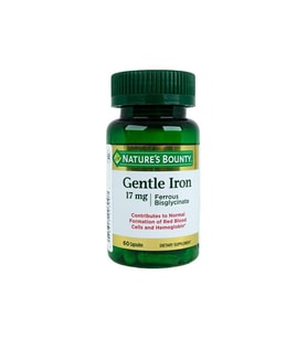 Gentle Iron 17 mg 60 Kapsül (Çok Renkli)