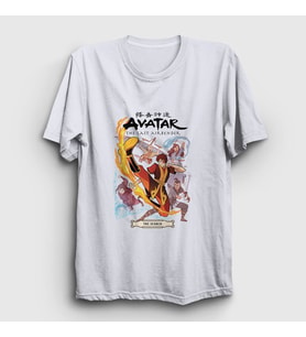 Presmono Unisex Beyaz Search Anime Avatar The Last Airbender T-Shirt 262570tt