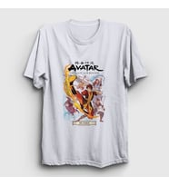 Presmono Unisex Beyaz Search Anime Avatar The Last Airbender T-Shirt 262570tt