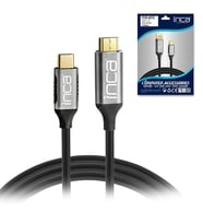 Inca ITCD-02TX Type-C to Display Port Altın Uçlu 4K Kablo 2 mt