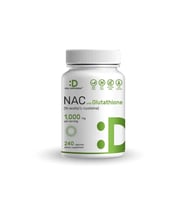 NA.C Supplement (N-Acetyl Cysteine) with Reduced Glutathione, 240 Capsules
