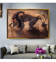 Altın Çerçeveli dekoratif tablo a479 (Gold)