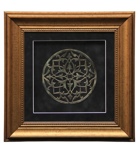 e38 EL İŞÇİLİĞİ PİRİNÇ TABLO 34*34 cm - 2609