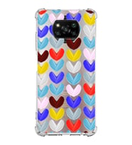 PrintiFy Poco X3 Pro Uyumlu Water Color 1 Baskılı Şeffaf Köşe Korumalı Antişok Kılıf