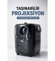Taşınabilir Projeksiyon 64 Gb Dahili Depolama