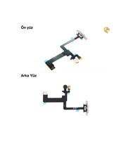 iPhone 6 Plus Açma Kapama Tuşu Filmi - Power / Kilit Flexi ve Flash Parmak izi butonu açma-kapama butonu açma-kapama tuşu yan güç tuşu power tuşu home tuşu touch id parmak izi sensörü