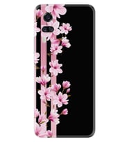 Vivo Y51 Kılıf Resimli Desenli Baskılı Silikon Kılıf Pink Flowers 3 1393
